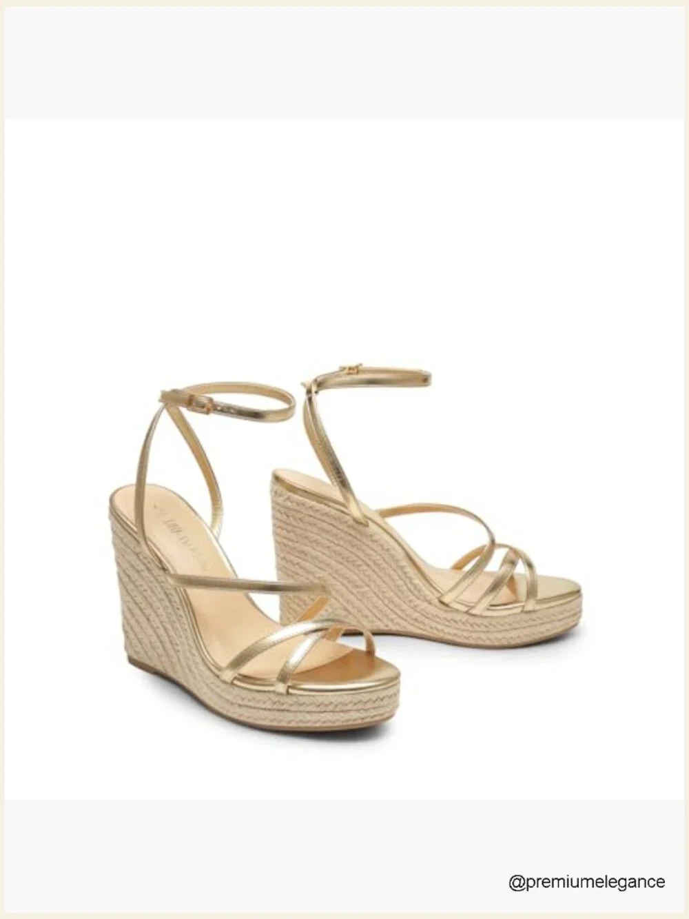 Espadrille Platform Wedge Sandals with Ankle Strap Buckle